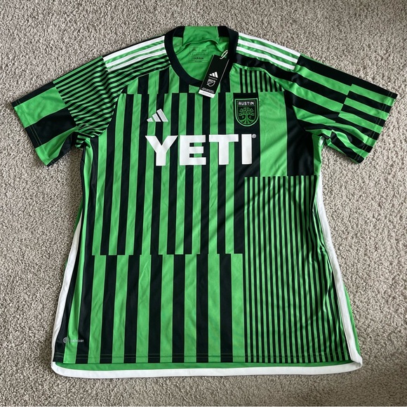 Adidas YETI Austin FC 2024 Short Sleeve MLS Jersey - Picture 1 of 10